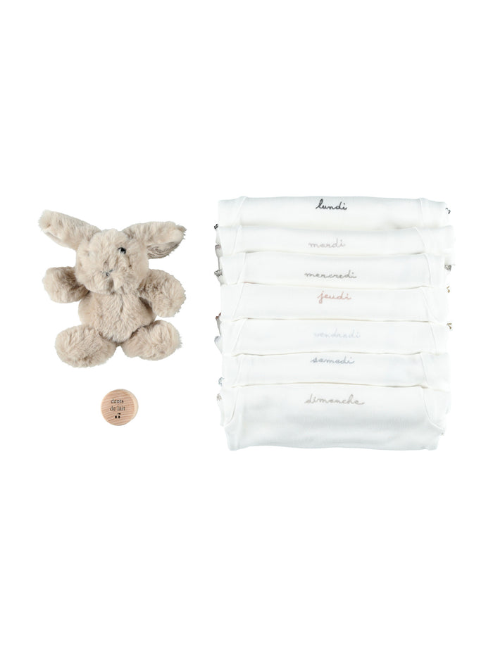 Bonpoint Baby Weekly Onesies Mixed Set Or Cotton Jumpsuit