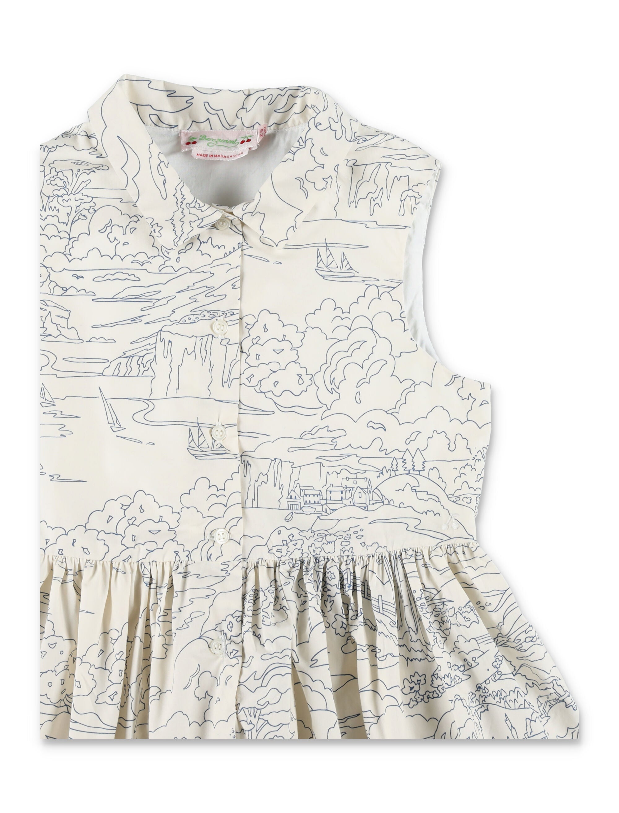 Bonpoint Anne liberty organic cotton dress Ink Print