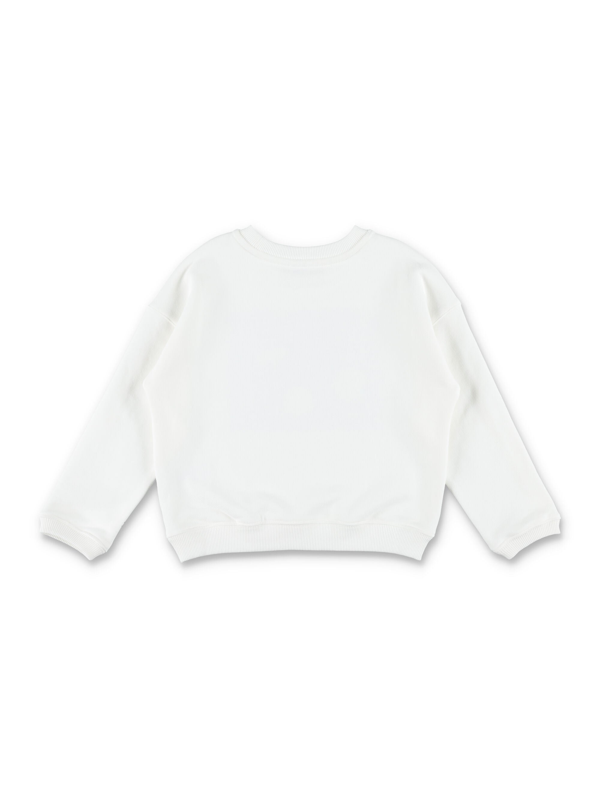 Bonpoint Gena organic cotton cherry sweatshirt Milk White