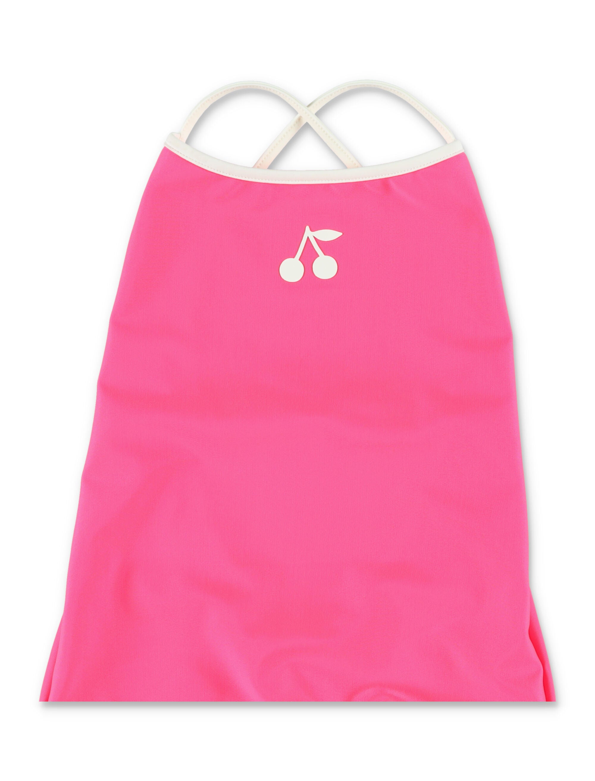 Bonpoint Kids Loola Swimsuit Fluo Pink Recycle Polyamide Swimwear