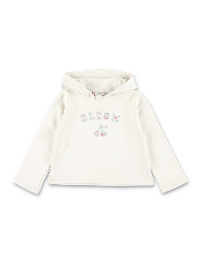 Bonpoint Carmine liberty appliqué sweatshirt White Organic Cotton