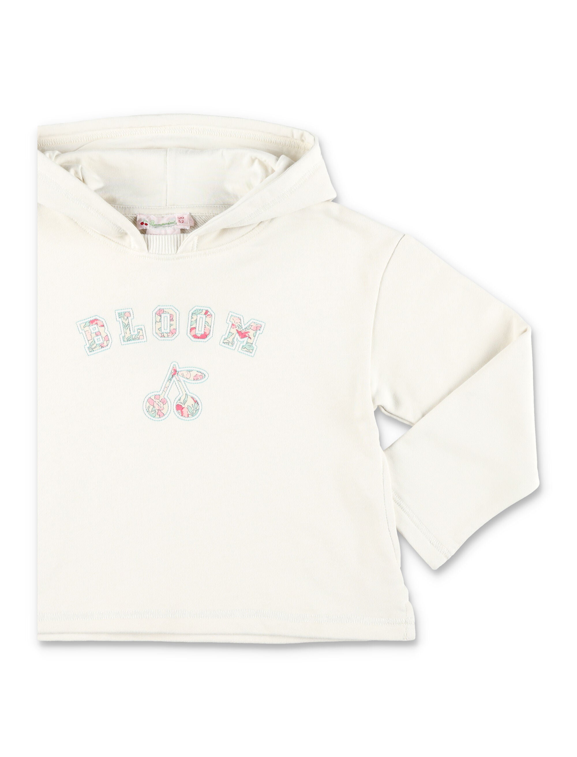 Bonpoint Carmine liberty appliqué sweatshirt White Organic Cotton