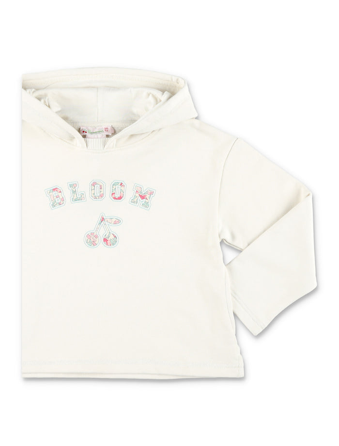Bonpoint Carmine liberty appliqué sweatshirt White Organic Cotton