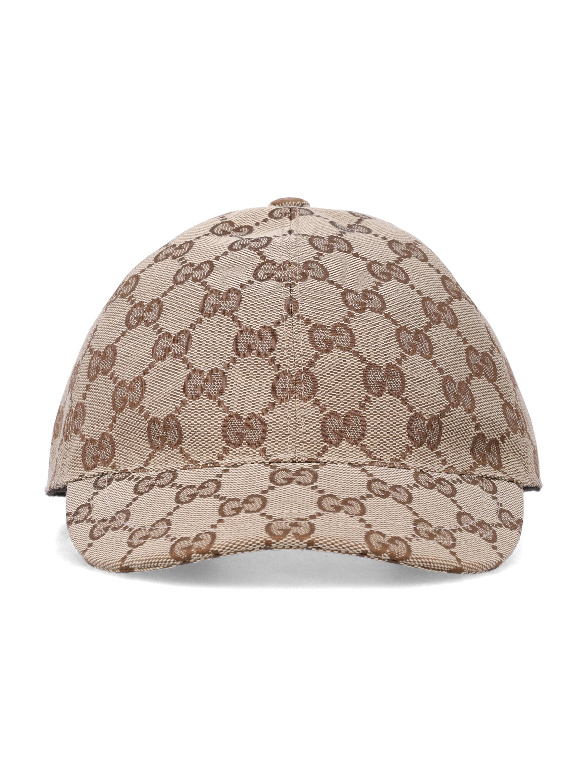 Gucci Kids Original Gg Baseball Hat Cocoa Polyester