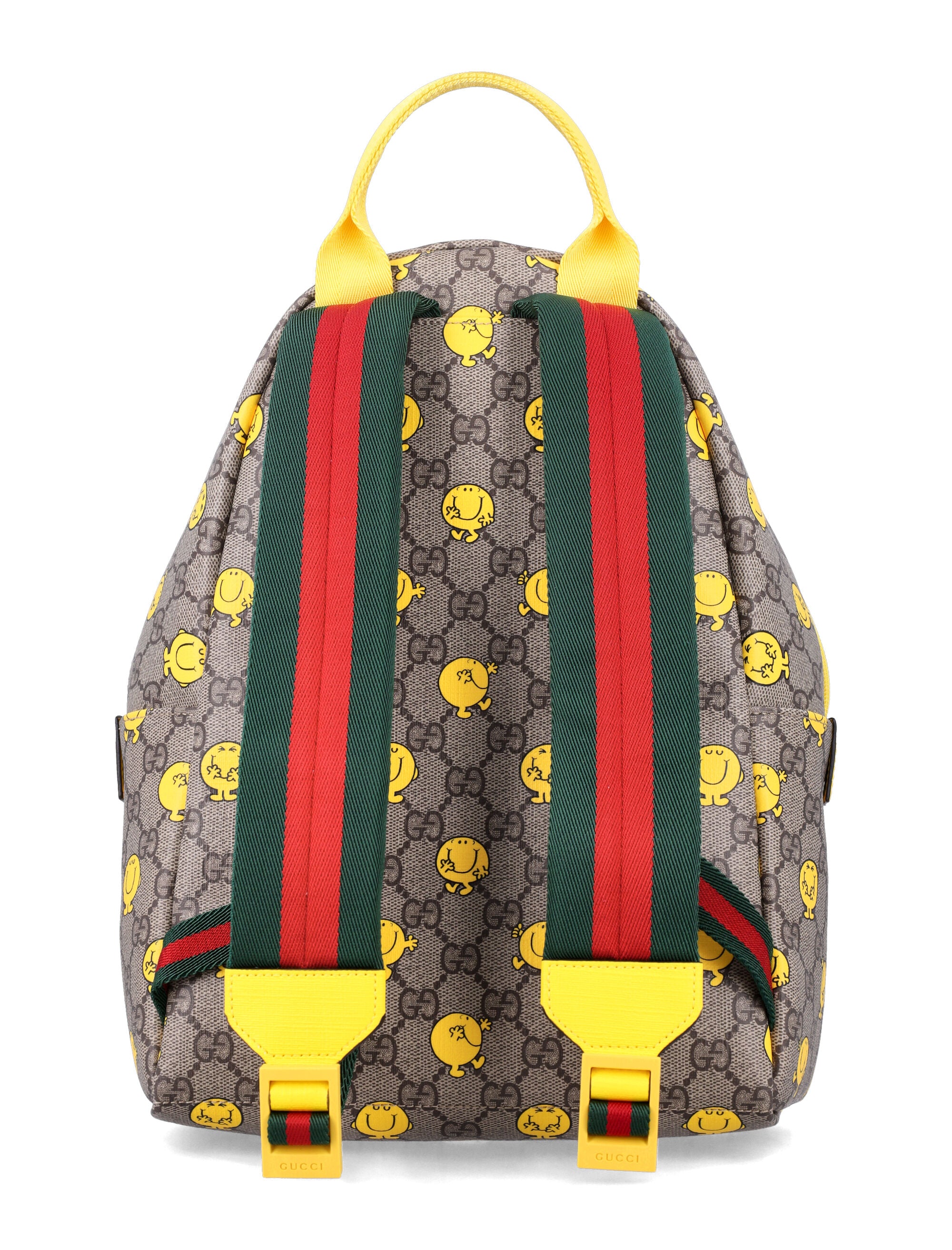 Gucci GG Supreme backpack with MR. MEN™ LITTLE MISS™ for kids Beige Polyurethane