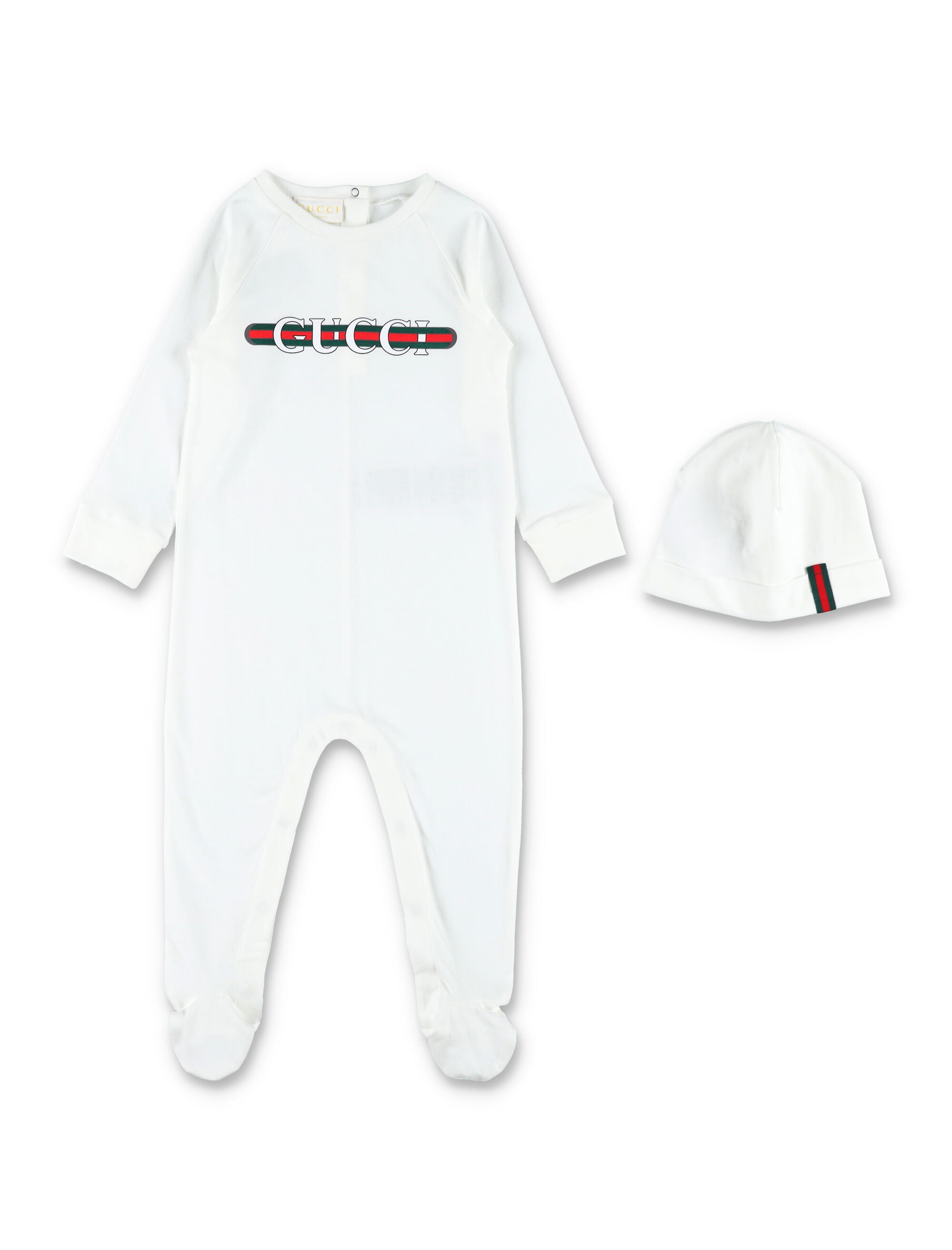 Gucci baby cotton gift set New Whit