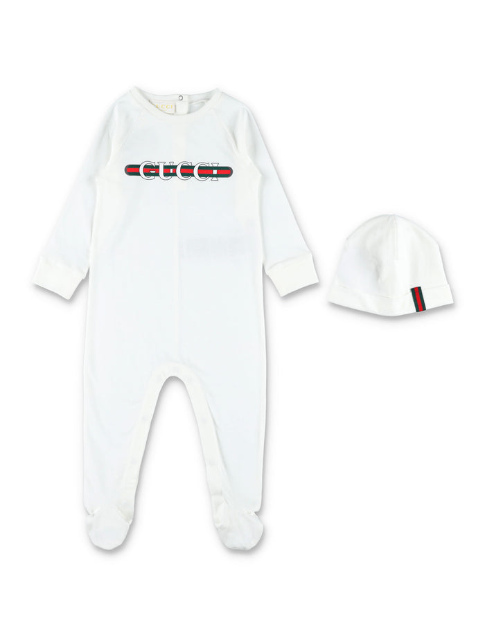 Gucci baby cotton gift set New Whit