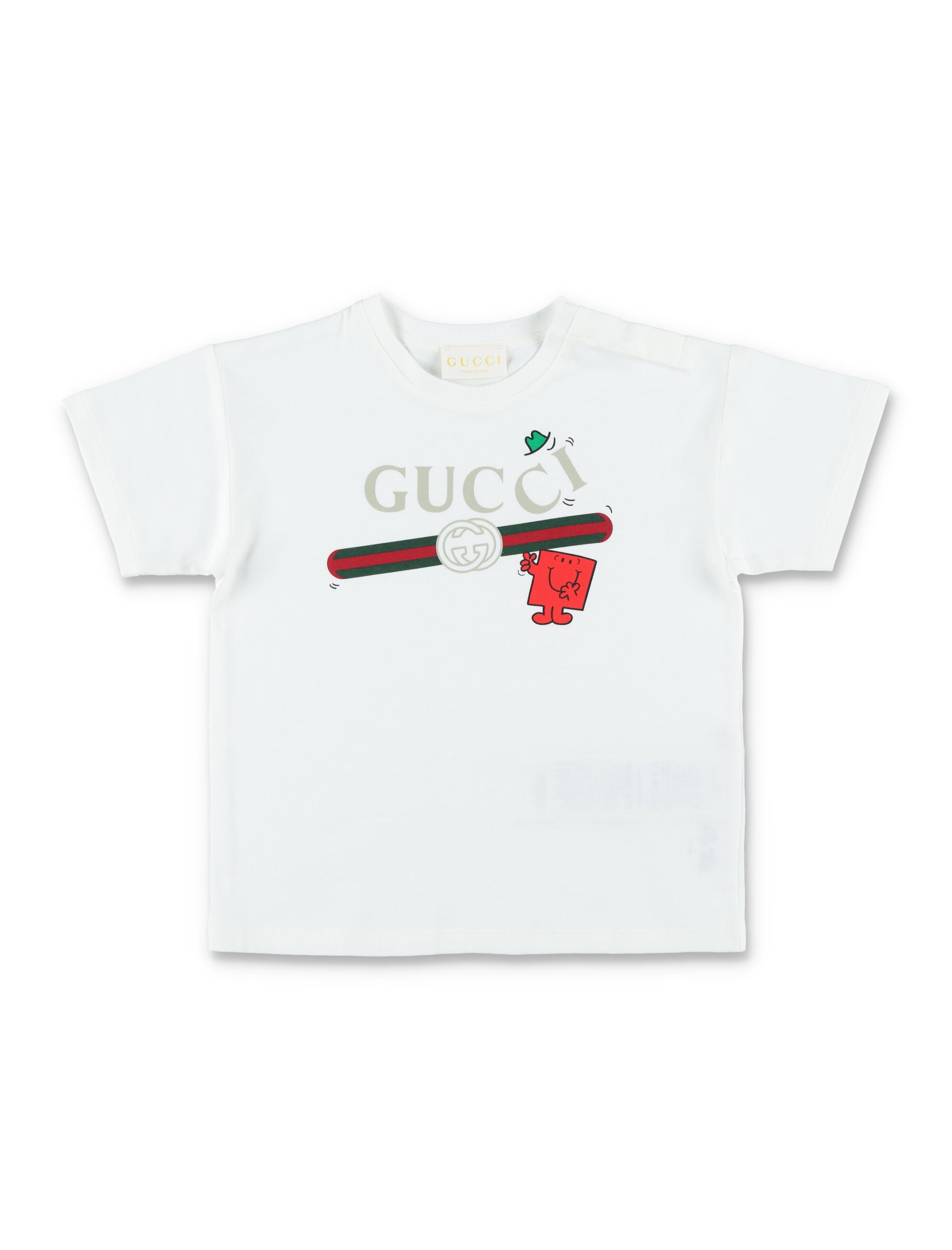 Gucci Baby logo T-shirt New White Cotton