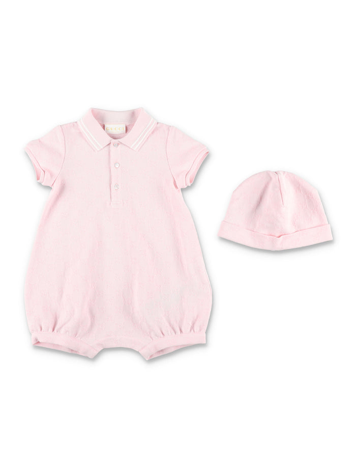 Gucci Baby cotton two-piece set Pink