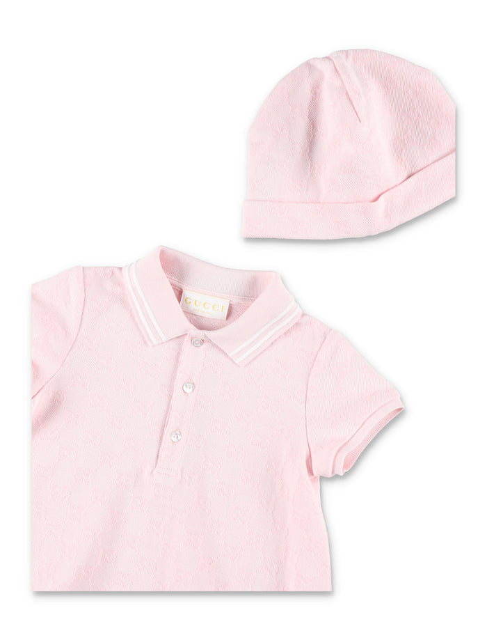 Gucci Baby cotton two-piece set Pink