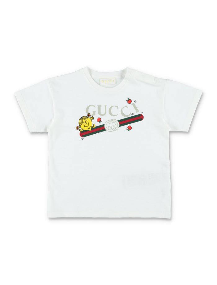 Gucci Printed Cotton T-Shirt New White Tshirt