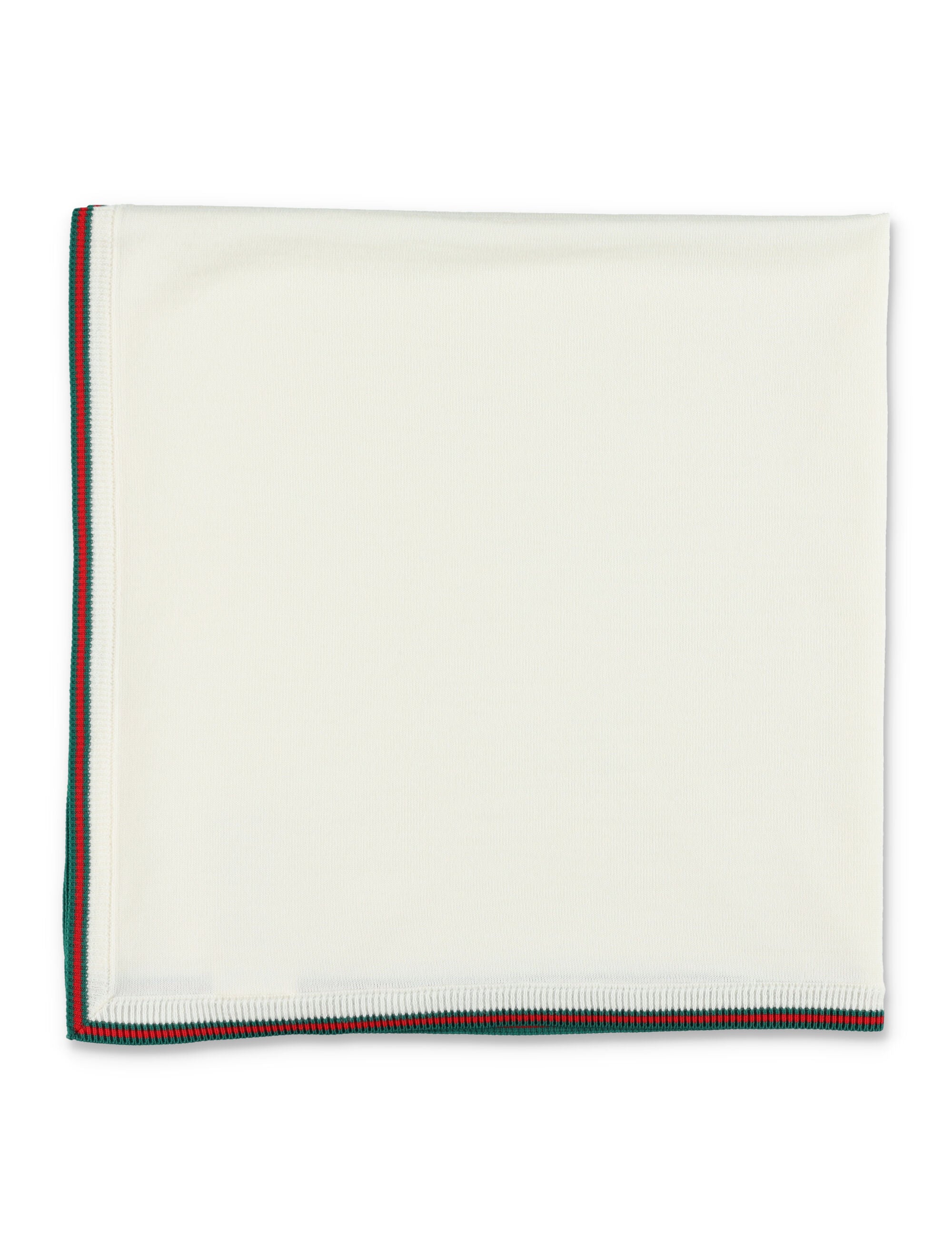 Gucci baby wool web blanket Off White Fabric