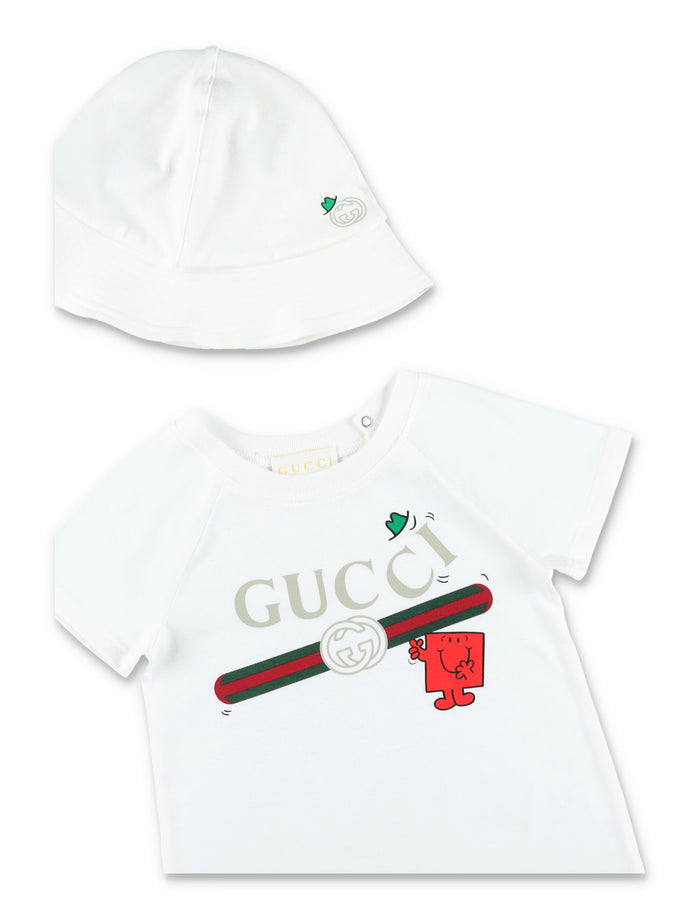 Gucci baby cotton gift set New White