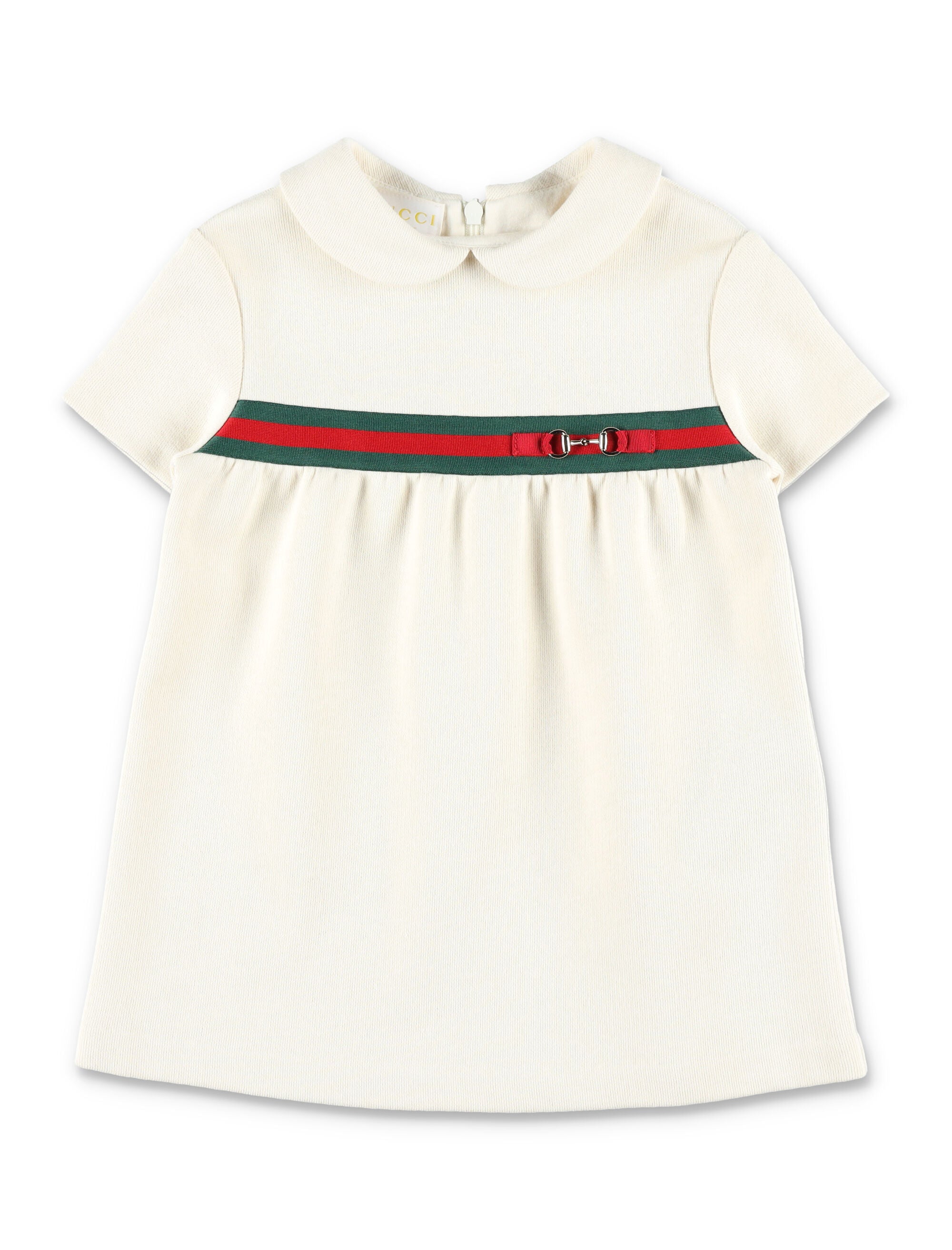 Gucci baby cotton Web dress Ivory