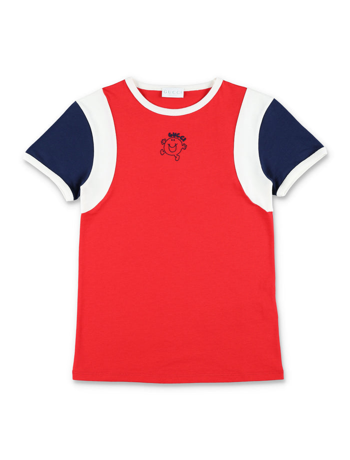 Gucci kids cotton graphic T-shirt Red