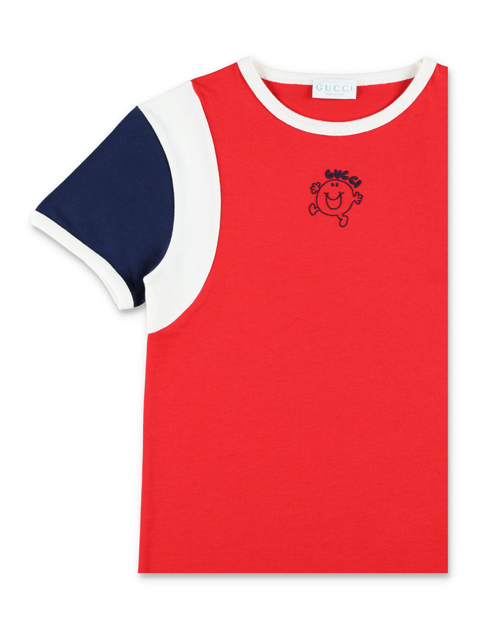 Gucci kids cotton graphic T-shirt Red
