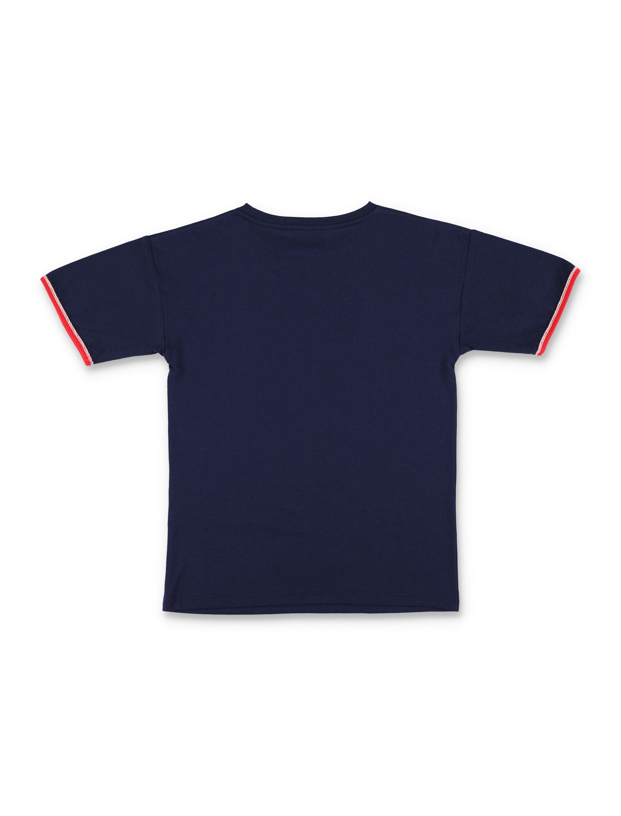 Gucci kids cotton printed T-shirt Dark Blue