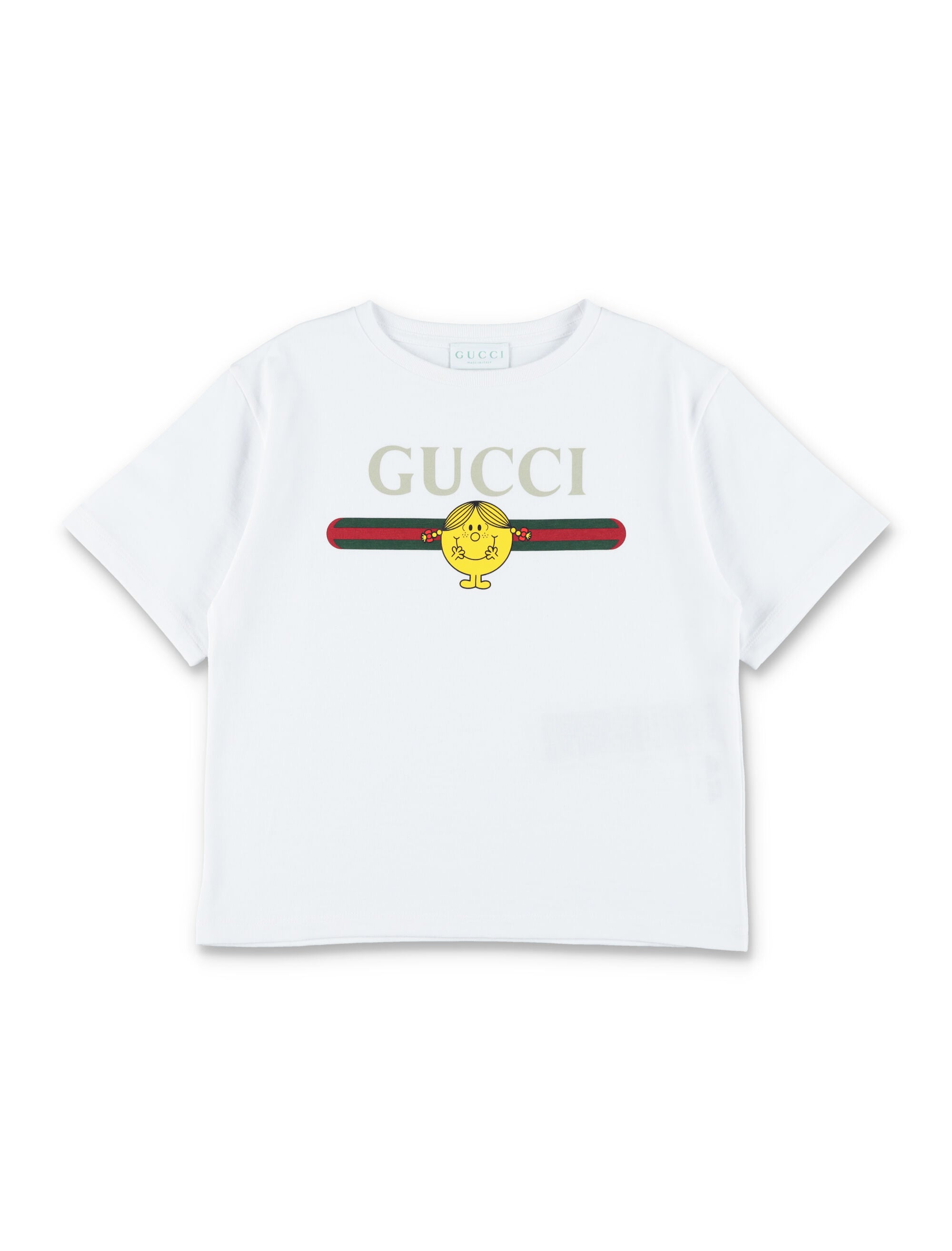 Gucci MR. MEN™ Little Miss™ oversized t-shirt for kids Optical White Cotton Tshirt