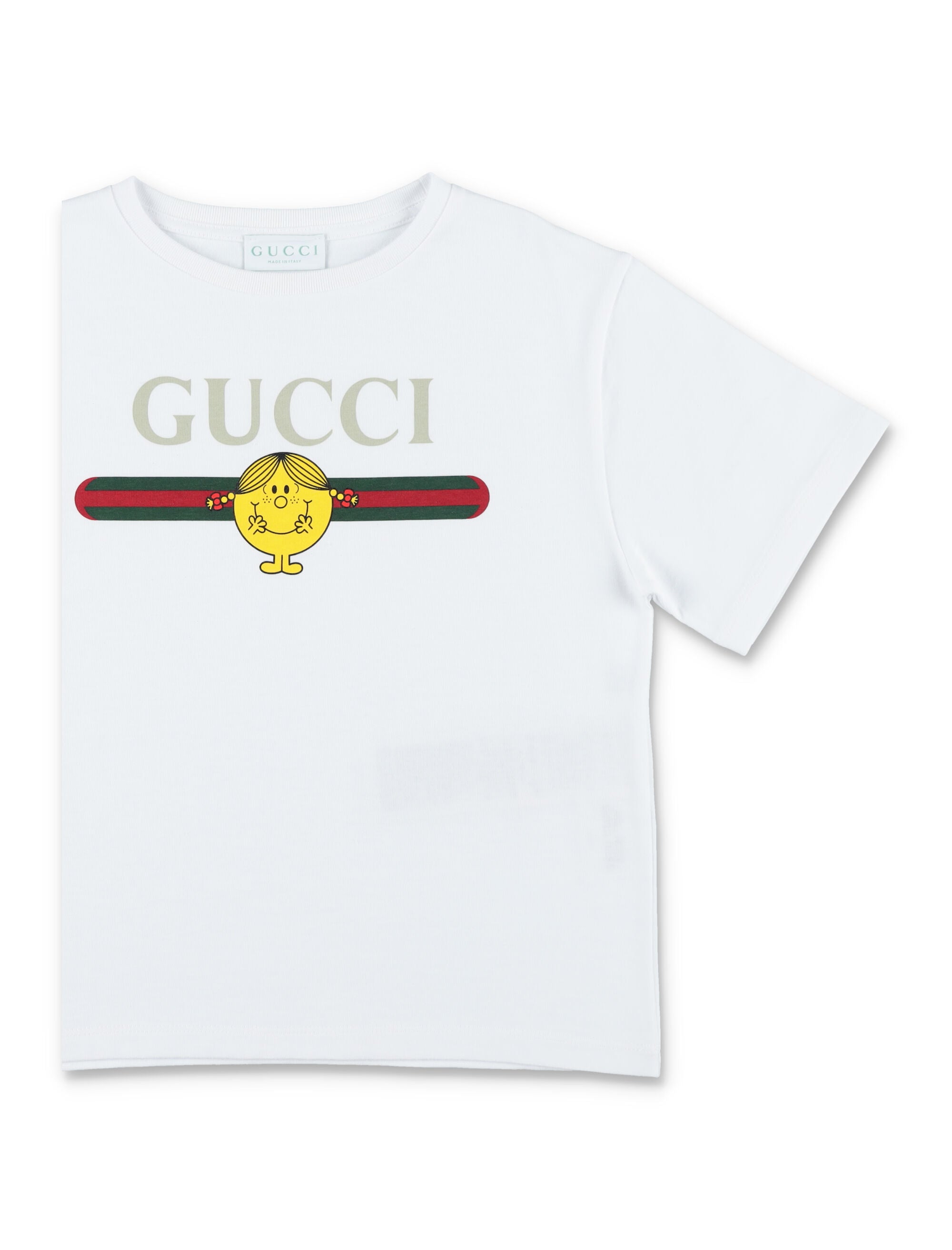Gucci MR. MEN™ Little Miss™ oversized t-shirt for kids Optical White Cotton Tshirt