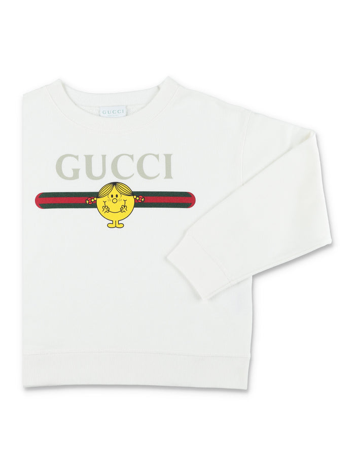 Gucci MR. MEN™ Little Miss™ cotton sweatshirt for kids New White