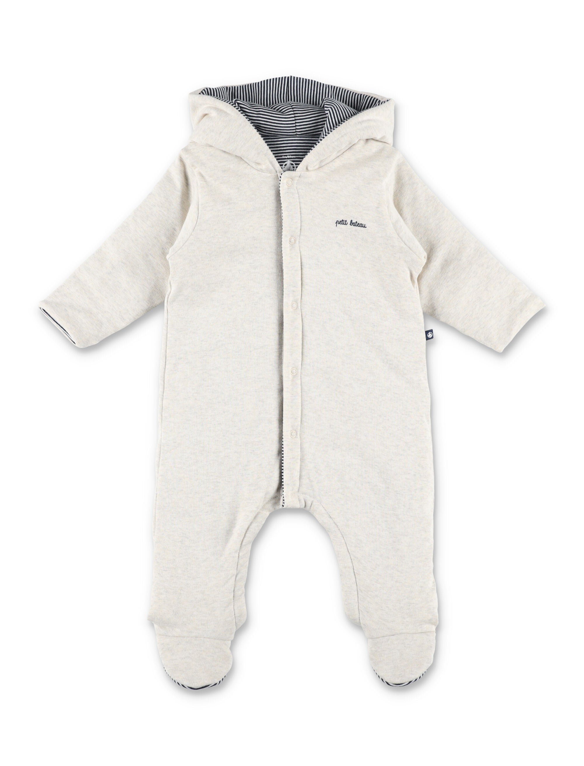 Kid - Padded playsuit Grey Cotton Jumpsuit