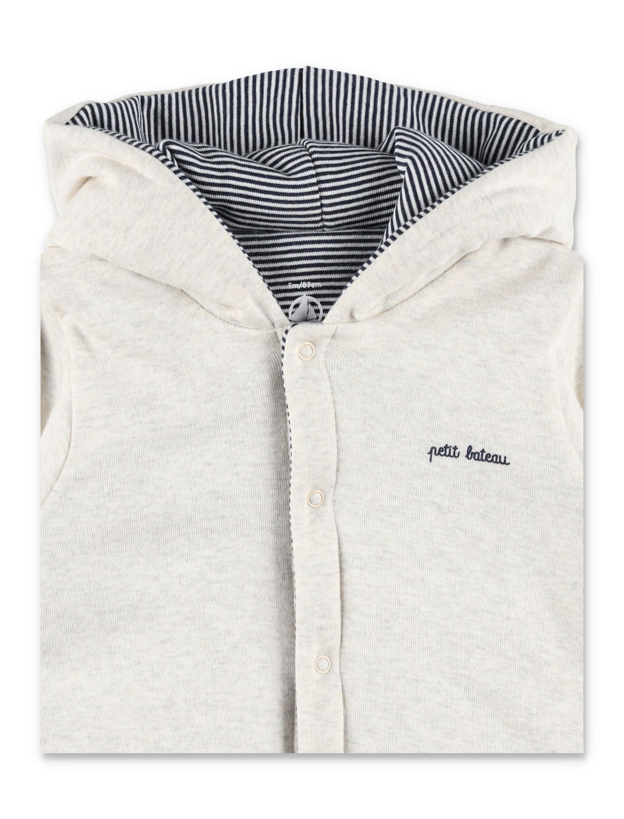 Kid - Padded playsuit Grey Cotton Jumpsuit