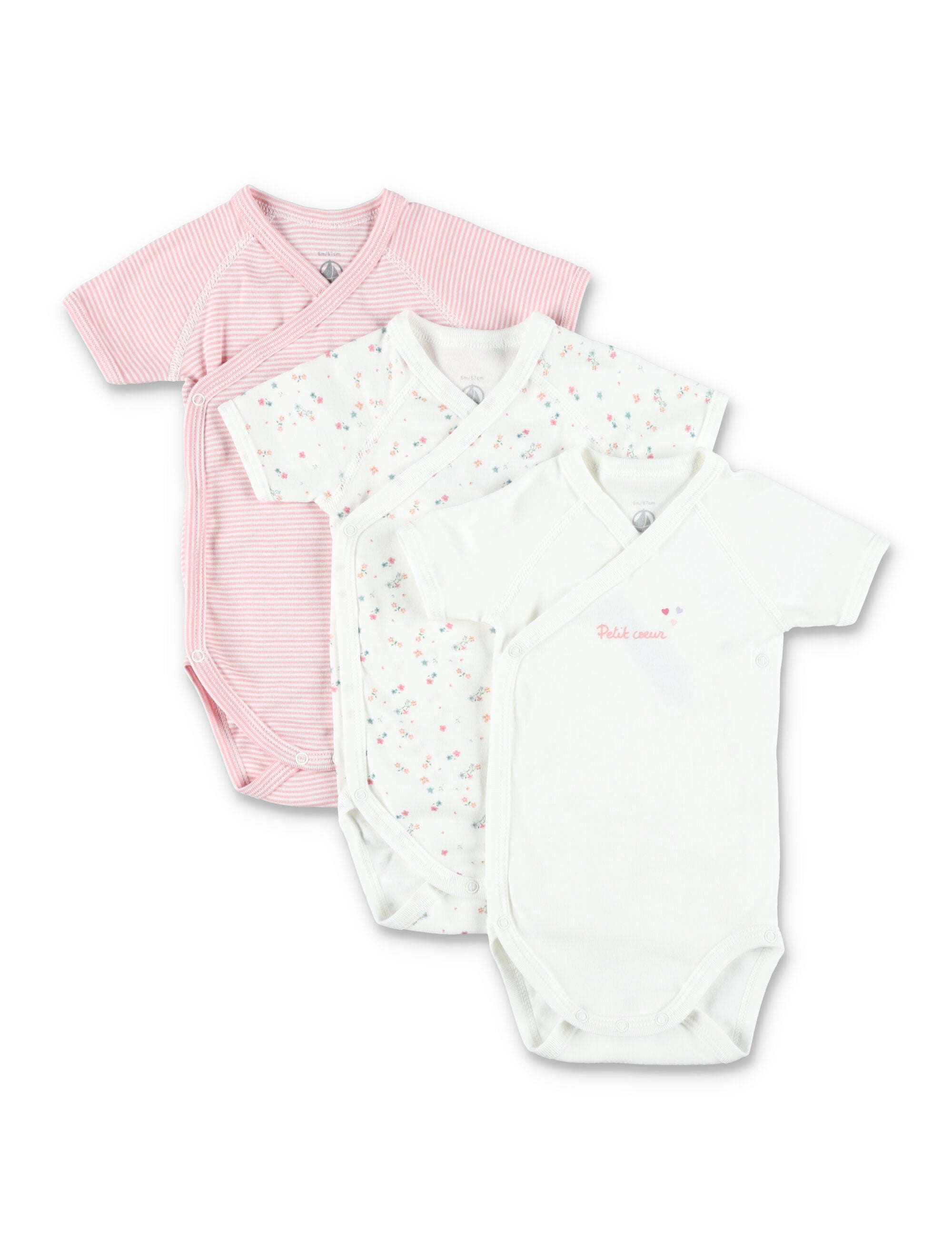 Kid - Wrapover bodies 3-pack Multi Cotton Set