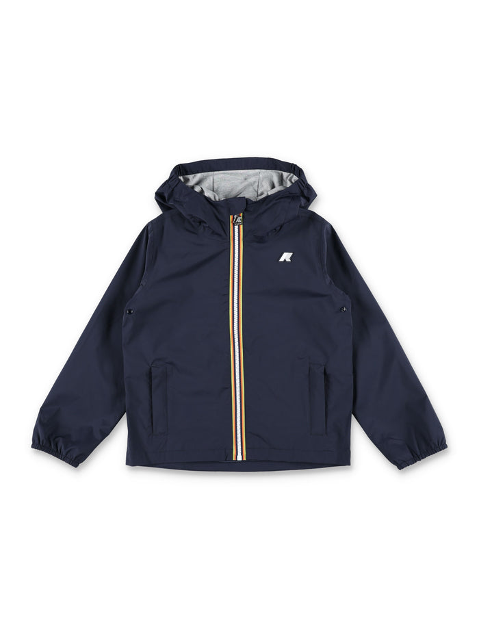 K-Way Jack waterproof jacket for kids Navy Nylon