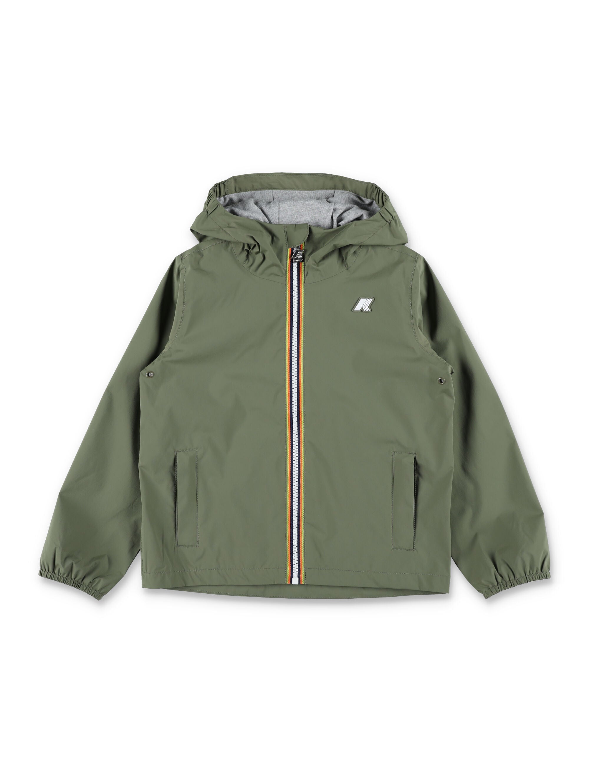 K-Way Jack waterproof jacket for kids Green Nylon