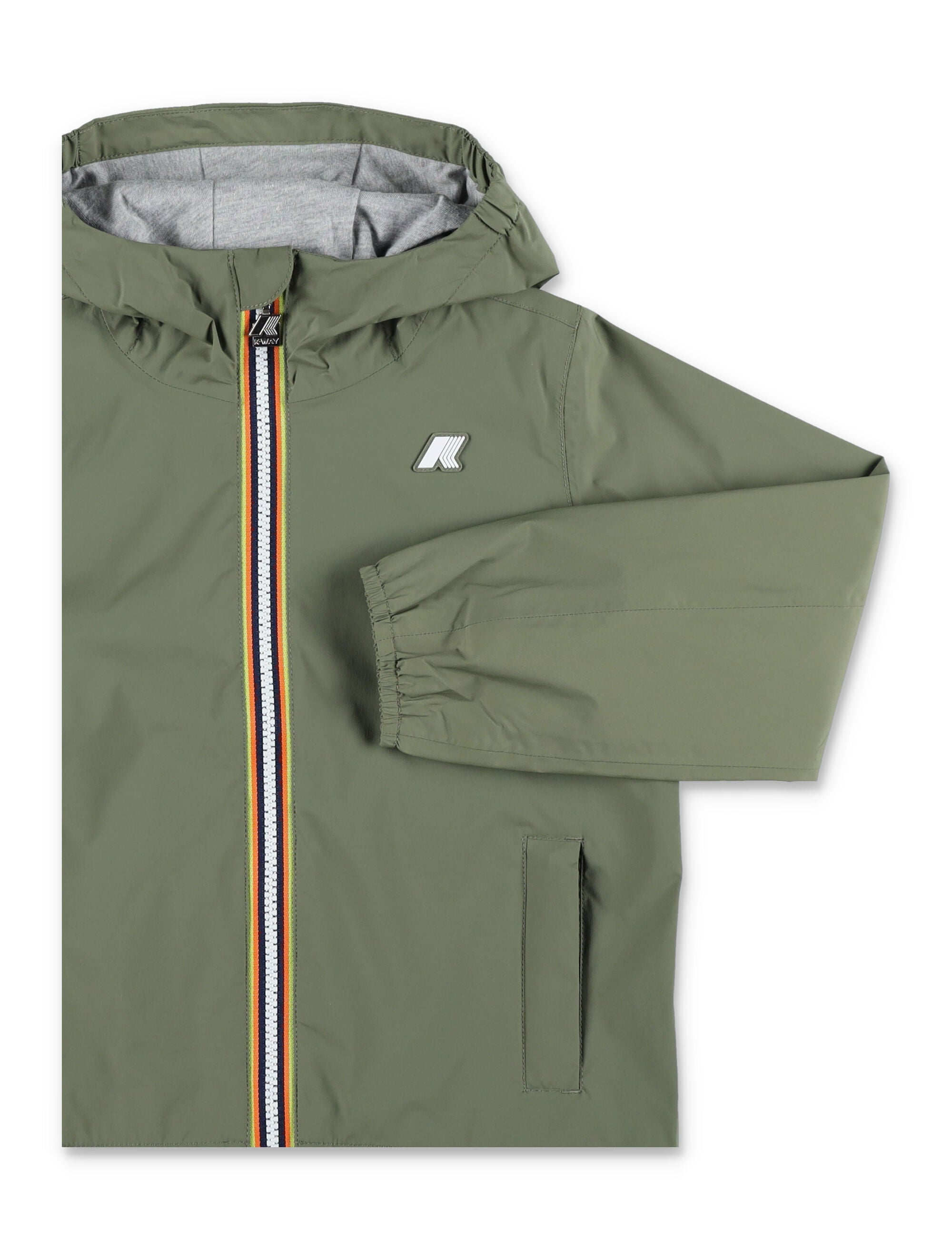 K-Way Jack waterproof jacket for kids Green Nylon