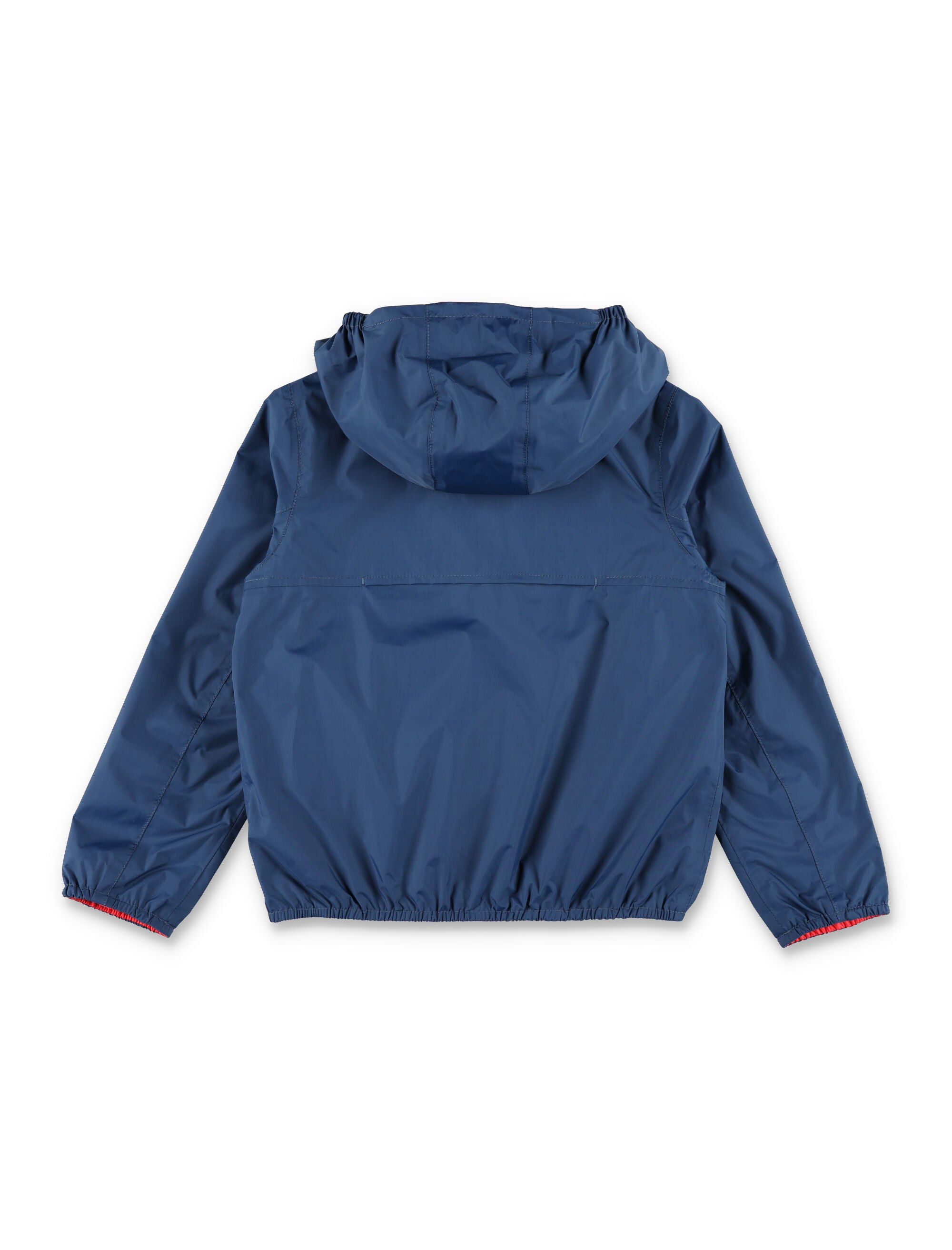 K-Way Jack Plus Reversible Jacket For Kids Blue/red Recycled Nylon