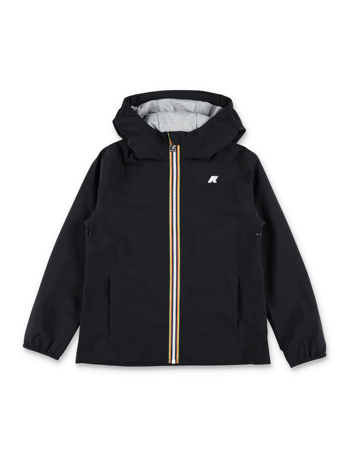 K-Way Marguerite waterproof jacket for kids Black Polyester Lining