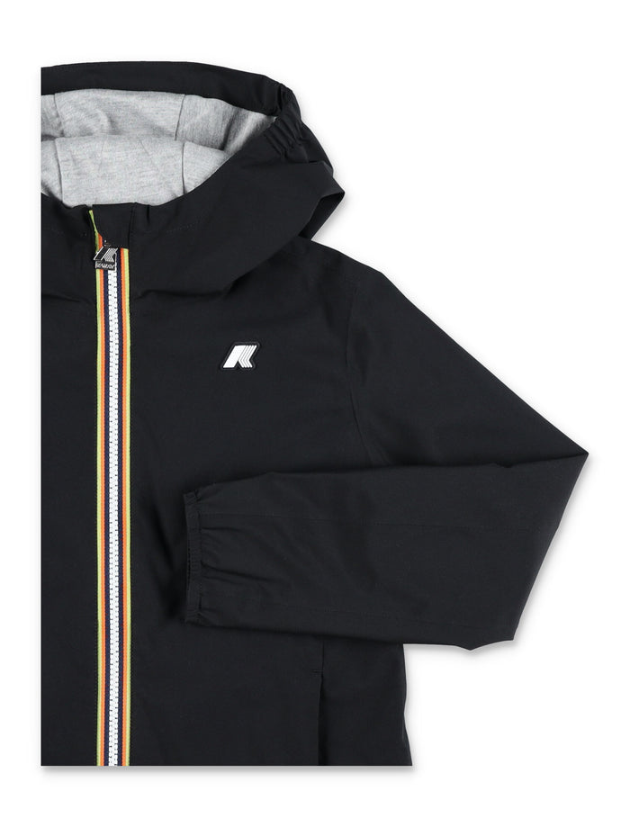 K-Way Marguerite waterproof jacket for kids Black Polyester Lining