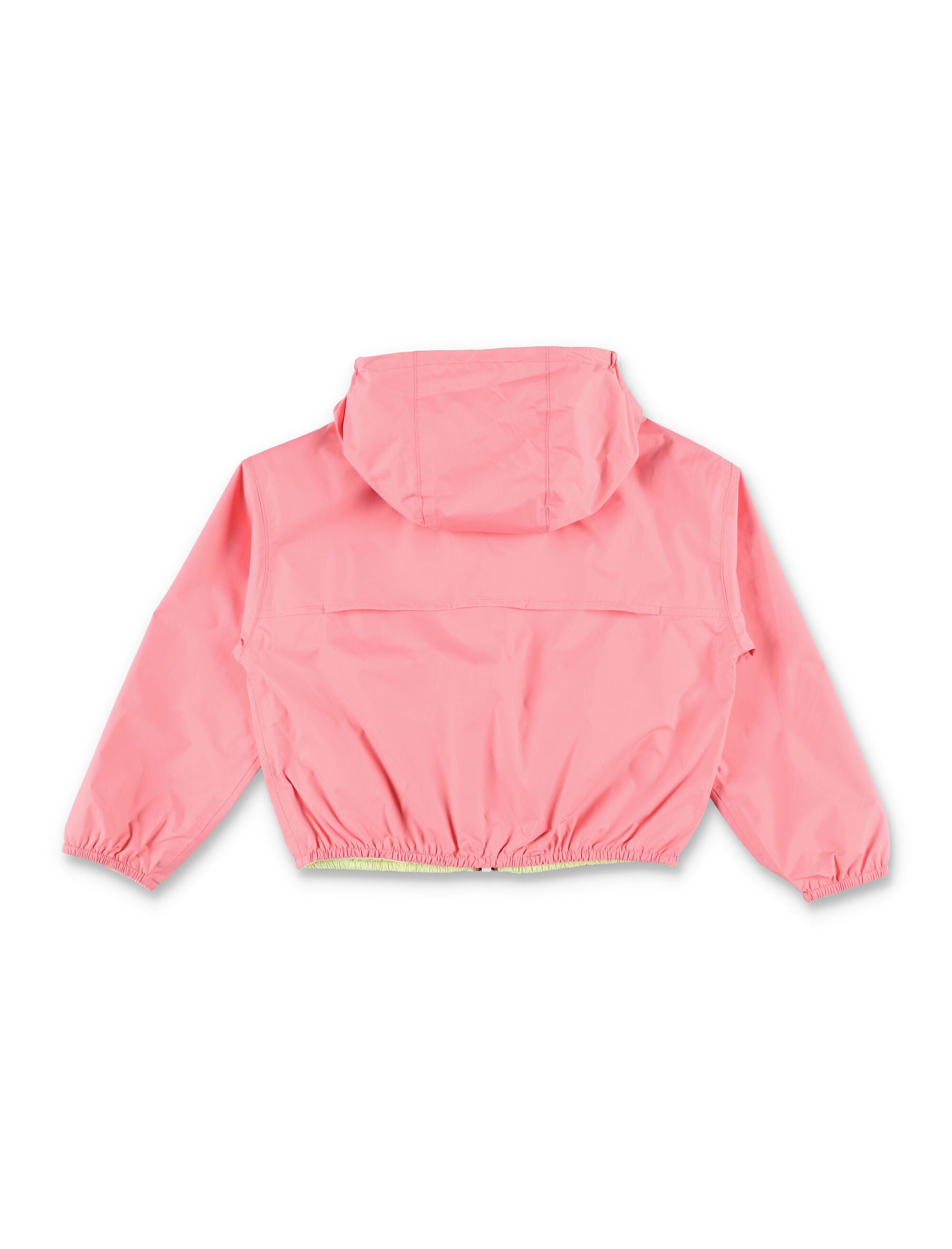 K-Way Laurette Plus reversible jacket for kids Pink/lime Recycled Nylon