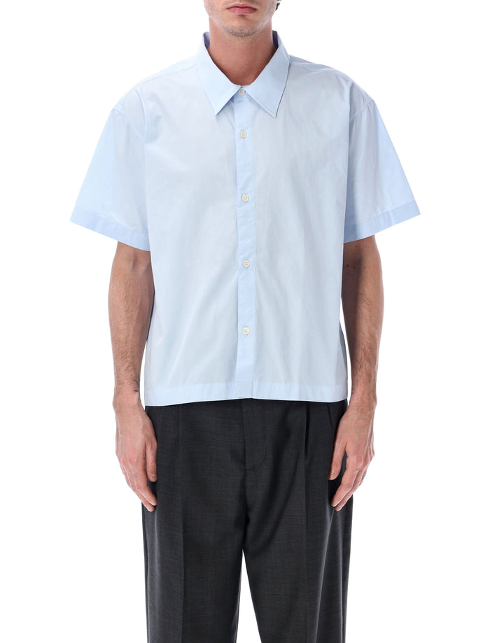 Mfpen Holiday organic cotton shirt Light Blue