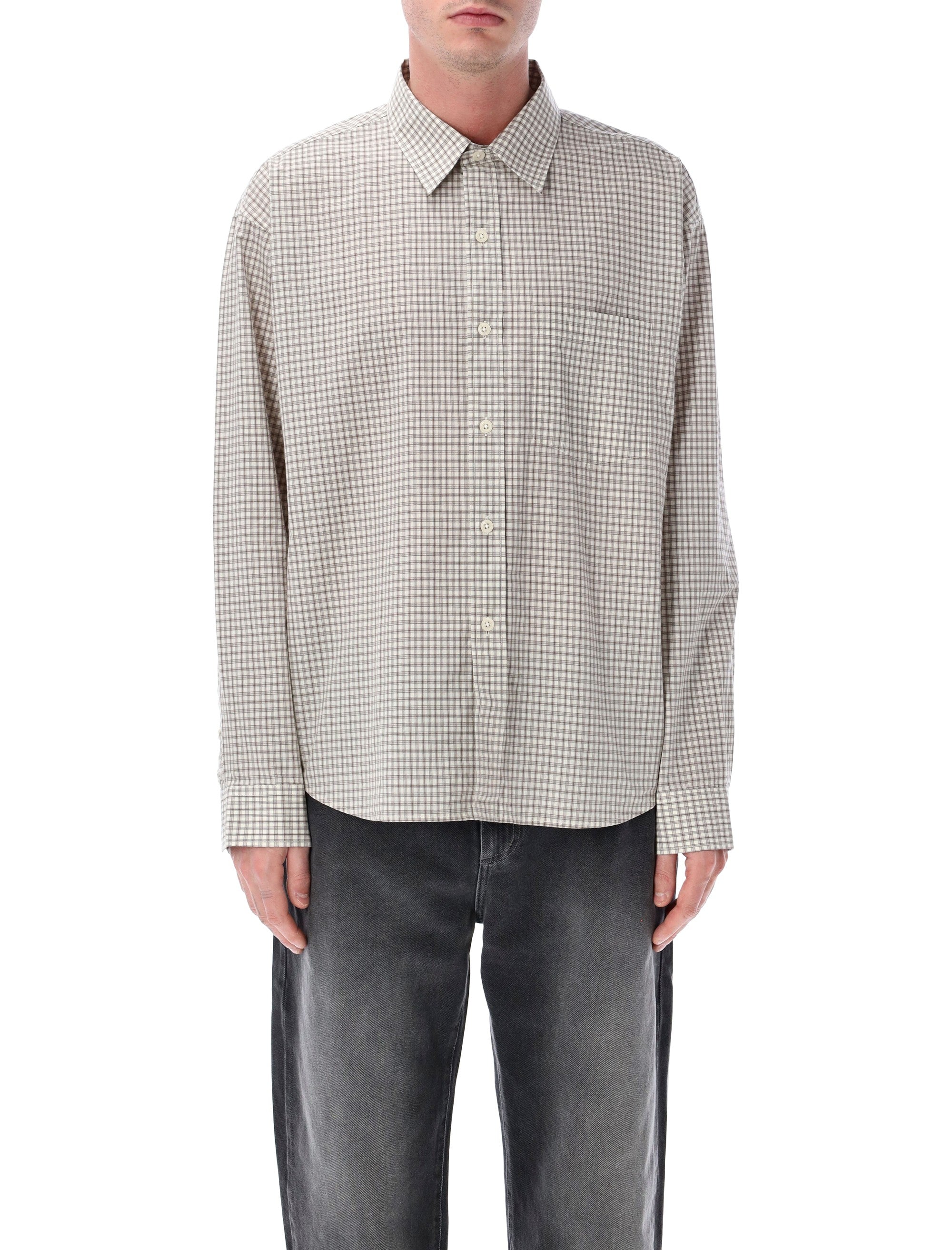 MFpen Executive cotton poplin shirt Experienced Brown