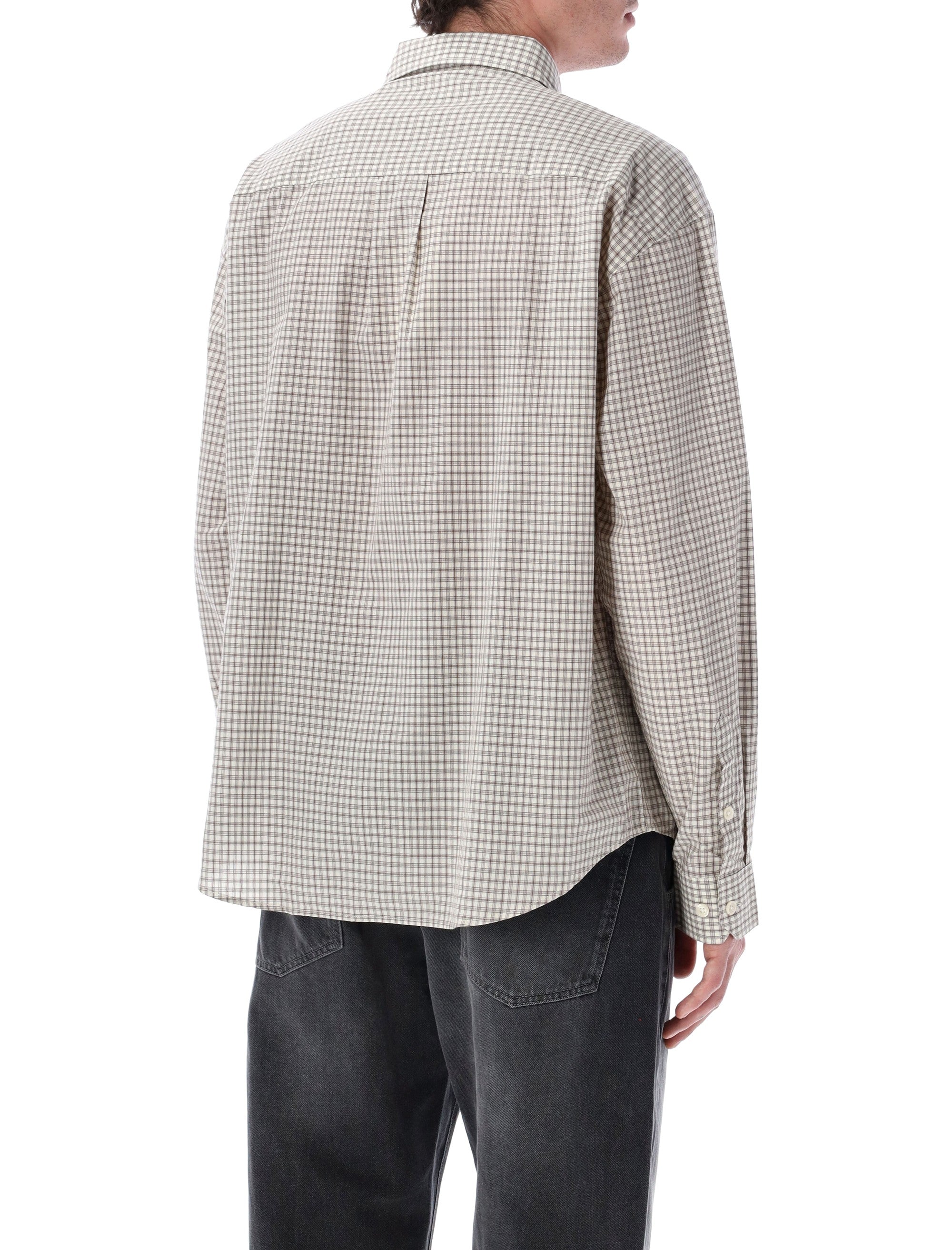MFpen Executive cotton poplin shirt Experienced Brown