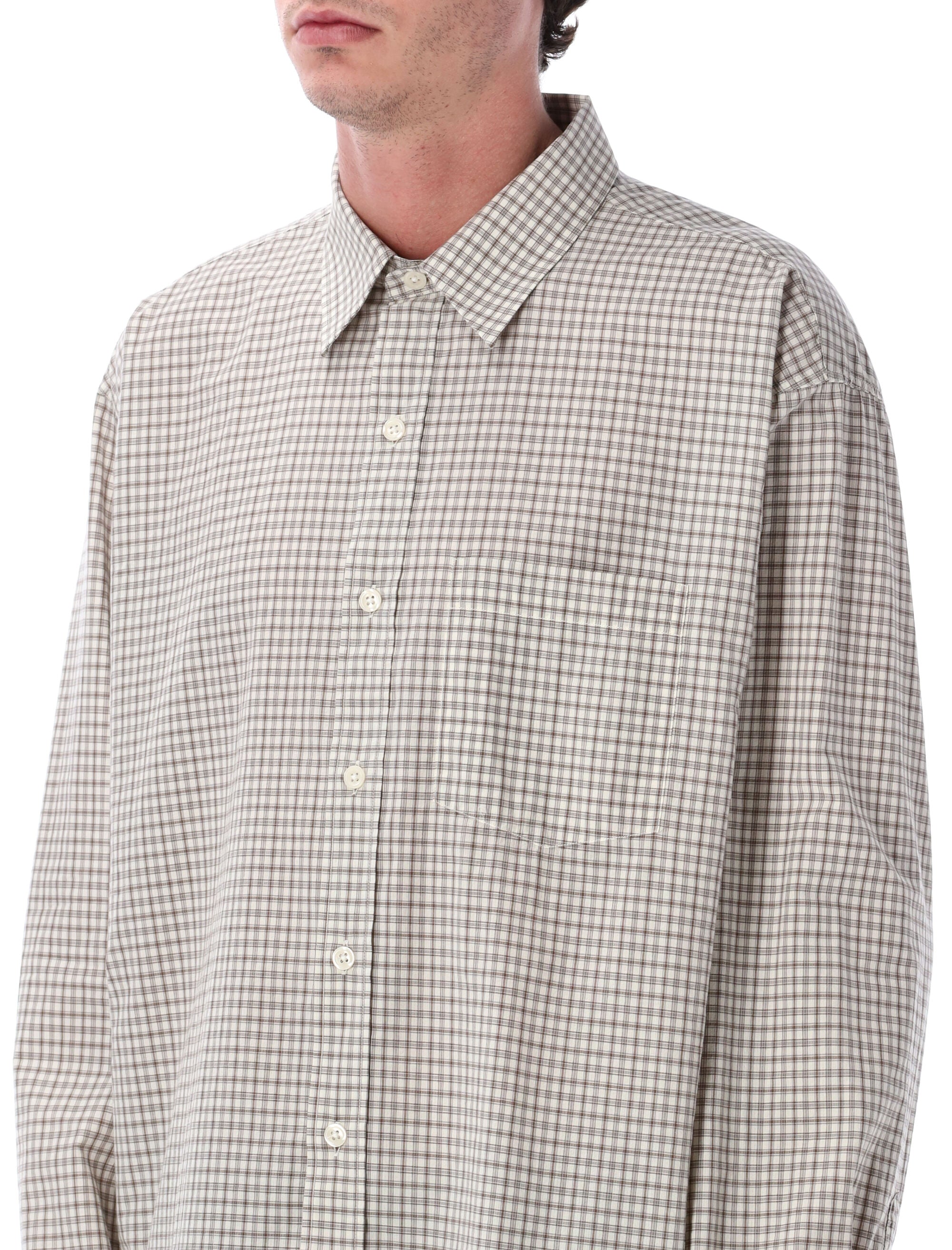 MFpen Executive cotton poplin shirt Experienced Brown