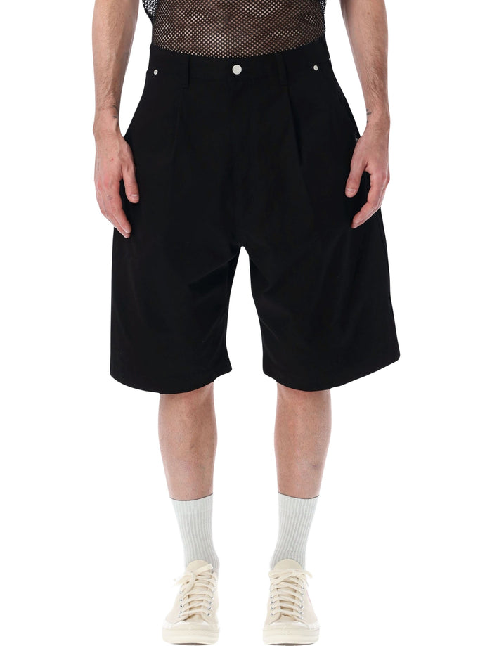 Comme Des Garçons Homme Cotton Bermuda Shorts Black