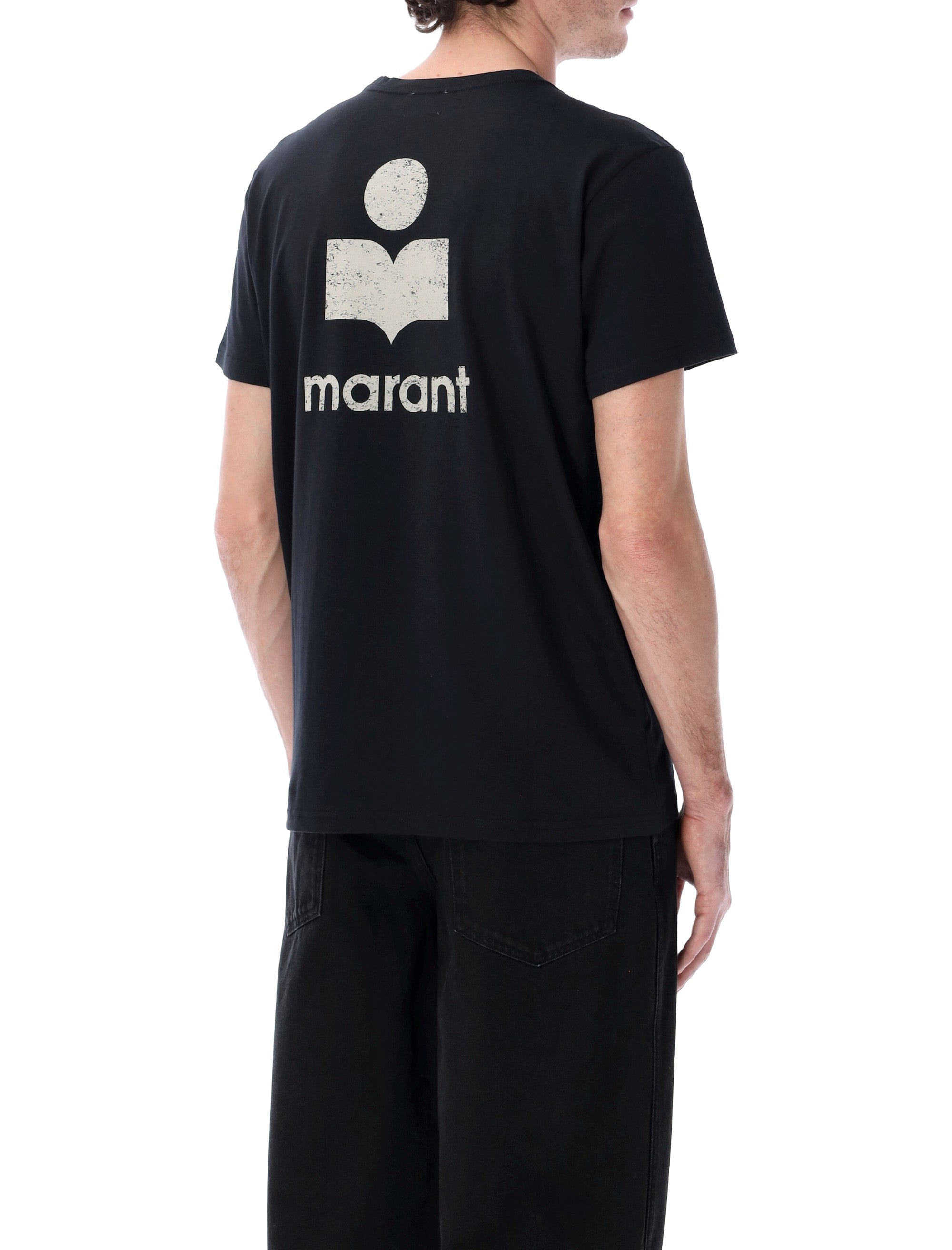 Marant Zafferh cotton logo t-shirt Black Tshirt