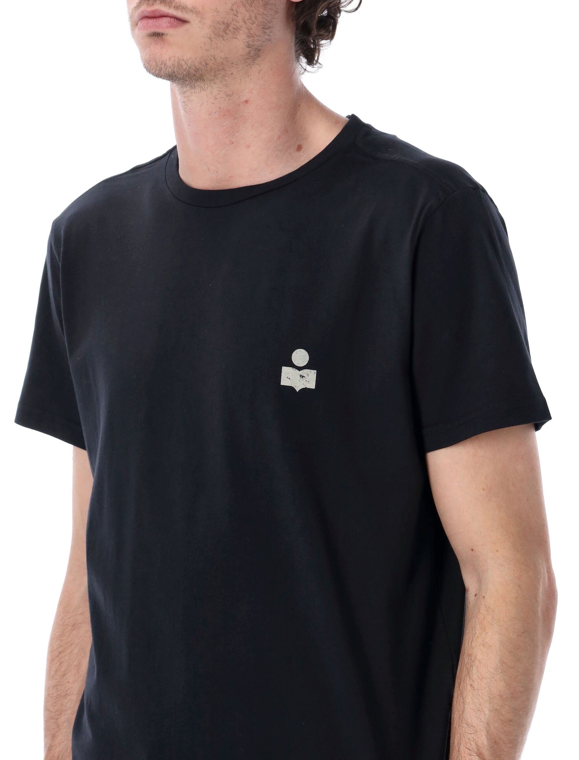 Marant Zafferh cotton logo t-shirt Black Tshirt