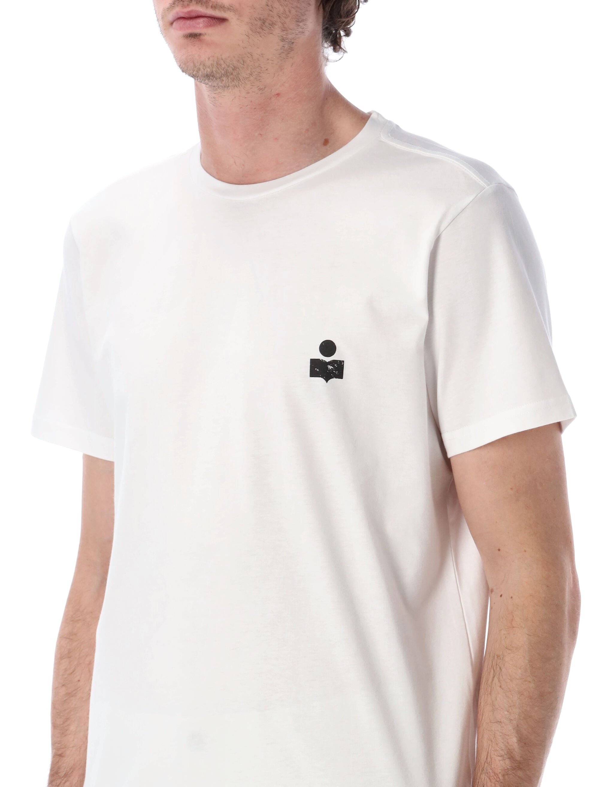 Marant Zafferh cotton logo t-shirt White Tshirt