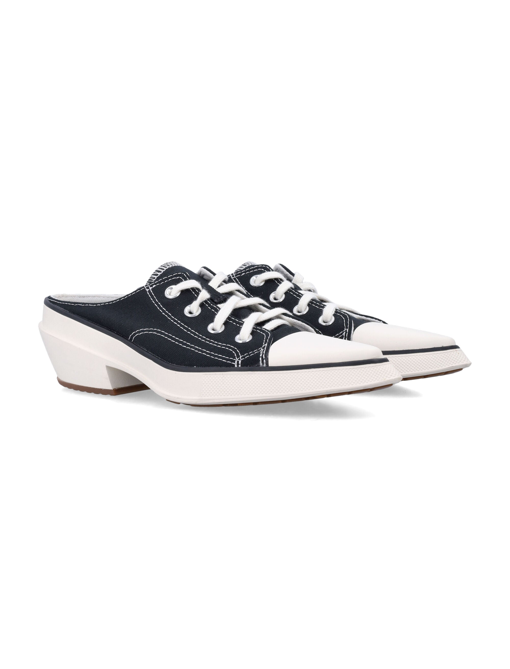 Converse Chuck 70 De Luxe pointed heel platform Black Cotton Sole Sneaker
