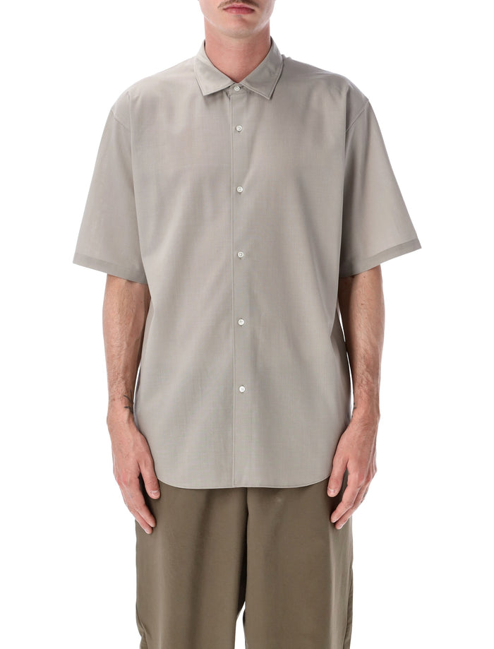 Goldwin Wool Relax Shirt Arid Beige