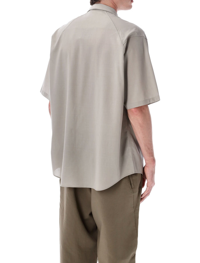 Goldwin Wool Relax Shirt Arid Beige