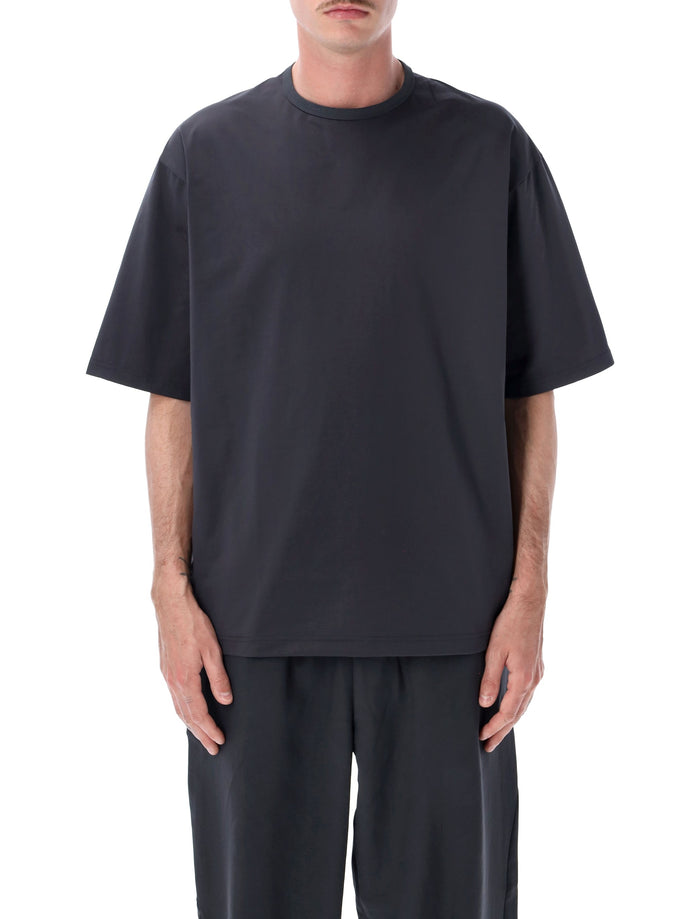 Goldwin Shirring Hem T-Shirt Deep Charcoal Polyester