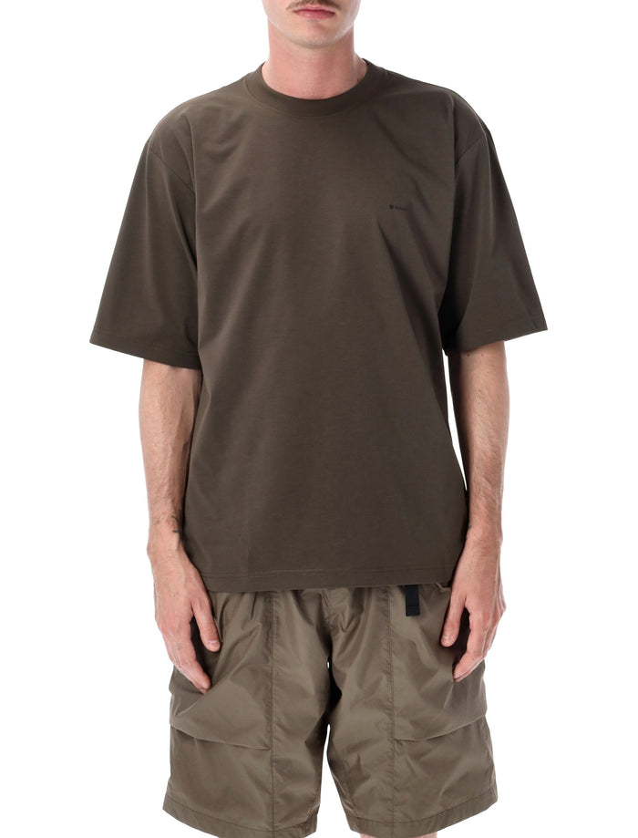 Goldwin Graphic Logo T-Shirt Jet Brown Polyester