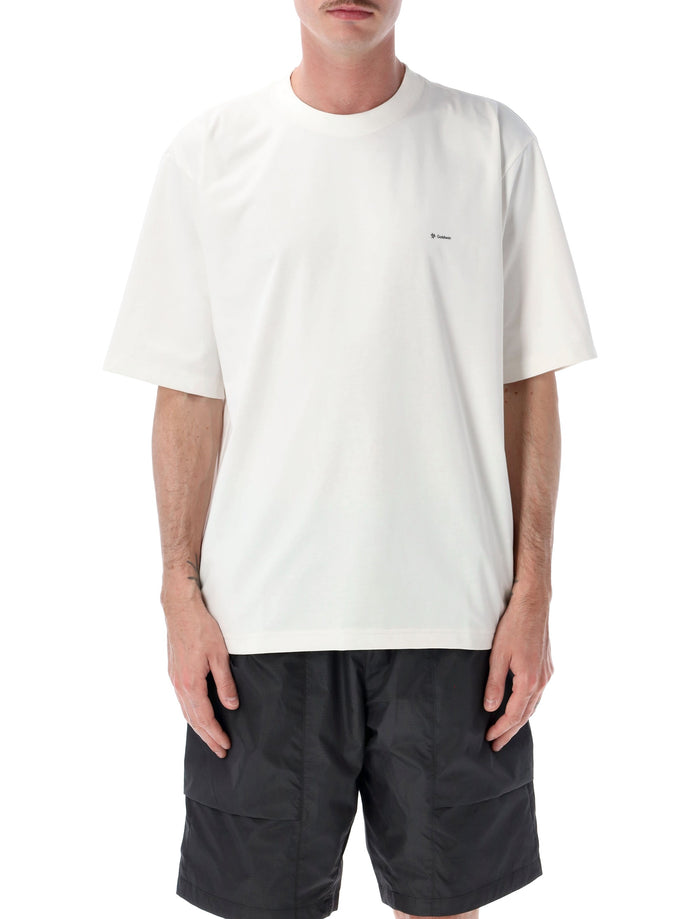 Goldwin Graphic Logo T-Shirt White Polyester