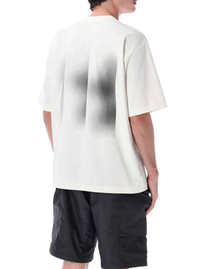 Goldwin Graphic Logo T-Shirt White Polyester