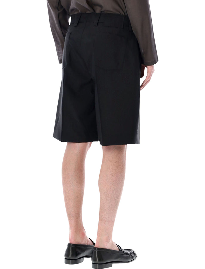 Mfpen Tropical Wool Tailored Shorts Black